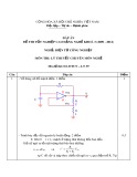 Đáp án đề thi tốt nghiệp cao đẳng nghề khóa 3 (2009-2012) - Nghề: Điện tử công nghiệp - Môn thi: Lý thuyết chuyên môn nghề - Mã đề thi: ĐA ĐTCN-LT39