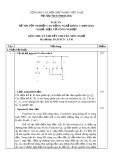 Đáp án đề thi tốt nghiệp cao đẳng nghề khóa 3 (2009-2012) - Nghề: Điện tử công nghiệp - Môn thi: Lý thuyết chuyên môn nghề - Mã đề thi: ĐA ĐTCN-LT41