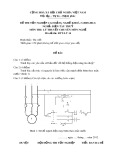 Đề thi tốt nghiệp cao đẳng nghề khoá 3 (2009-2012) - Nghề: Điện tàu thủy - Môn thi: Lý thuyết chuyên môn nghề - Mã đề thi: ĐTT-LT14