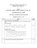 Đáp án đề thi tốt nghiệp cao đẳng nghề khóa 3 (2009-2012) - Nghề: Điện tử công nghiệp - Môn thi: Lý thuyết chuyên môn nghề - Mã đề thi: ĐA ĐTCN-LT35