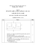 Đáp án đề thi tốt nghiệp cao đẳng nghề khóa 3 (2009-2012) - Nghề: Điện tử công nghiệp - Môn thi: Lý thuyết chuyên môn nghề - Mã đề thi: ĐA ĐTCN-LT34