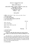 Đề thi tốt nghiệp cao đẳng nghề khoá 3 (2009-2012) - Nghề: Điện tàu thủy - Môn thi: Thực hành nghề - Mã đề thi: ĐTT-TH20