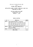 Đề thi tốt nghiệp cao đẳng nghề khoá 3 (2009-2012) - Nghề: Điện dân dụng - Môn thi: Thực hành nghề - Mã đề thi: ĐDD-TH44