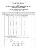 Đáp án đề thi tốt nghiệp cao đẳng nghề khóa 3 (2009-2012) - Nghề: Điện tử công nghiệp - Môn thi: Lý thuyết chuyên môn nghề - Mã đề thi: ĐA ĐTCN-LT22