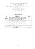 Đề thi tốt nghiệp cao đẳng nghề khoá 3 (2009-2012) - Nghề: Điện dân dụng - Môn thi: Thực hành nghề - Mã đề thi: ĐDD-TH31