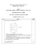 Đáp án đề thi tốt nghiệp cao đẳng nghề khóa 3 (2009-2012) - Nghề: Điện tử công nghiệp - Môn thi: Lý thuyết chuyên môn nghề - Mã đề thi: ĐA ĐTCN-LT31