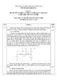 Đáp án đề thi tốt nghiệp cao đẳng nghề khóa 3 (2009-2012) - Nghề: Điện tử công nghiệp - Môn thi: Lý thuyết chuyên môn nghề - Mã đề thi: ĐA ĐTCN-LT48