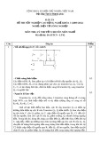 Đáp án đề thi tốt nghiệp cao đẳng nghề khóa 3 (2009-2012) - Nghề: Điện tử công nghiệp - Môn thi: Lý thuyết chuyên môn nghề - Mã đề thi: ĐA ĐTCN-LT42
