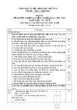 Đáp án đề thi tốt nghiệp cao đẳng nghề khoá 3 (2009-2012) - Nghề: Điện tàu thủy - Môn thi: Lý thuyết chuyên môn nghề - Mã đáp án: ĐA ĐTT-LT11