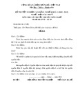 Đề thi tốt nghiệp cao đẳng nghề khoá 3 (2009-2012) - Nghề: Điện tàu thủy - Môn thi: Lý thuyết chuyên môn nghề - Mã đề thi: ĐTT-LT30