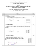 Đáp án đề thi tốt nghiệp cao đẳng nghề khóa 3 (2009-2012) - Nghề: Điện tử công nghiệp - Môn thi: Lý thuyết chuyên môn nghề - Mã đề thi: ĐA ĐTCN-LT21