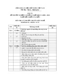 Đáp án đề thi tốt nghiệp cao đẳng nghề khoá 3 (2009-2012) - Nghề: Điều khiển tàu biển - Môn thi: Lý thuyết chuyên môn nghề - Mã đề thi: ĐA ĐKTB-LT27