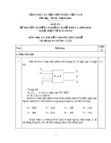 Đáp án đề thi tốt nghiệp cao đẳng nghề khoá 3 (2009-2012) - Nghề: Điện tử dân dụng - Môn thi: Lý thuyết chuyên môn nghề - Mã đề thi: ĐA ĐTDD-LT35