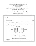 Đáp án đề thi tốt nghiệp cao đẳng nghề khoá 3 (2009-2012) - Nghề: Điện tử dân dụng - Môn thi: Lý thuyết chuyên môn nghề - Mã đề thi: ĐA ĐTDD-LT38