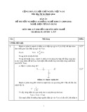 Đáp án đề thi tốt nghiệp cao đẳng nghề khoá 3 (2009-2012) - Nghề: Điện tử dân dụng - Môn thi: Lý thuyết chuyên môn nghề - Mã đề thi: ĐA ĐTDD-LT37