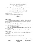 Đề thi tốt nghiệp cao đẳng nghề khóa 3 (2009-2012) - Nghề: Điện tử công nghiệp - Môn thi: Lý thuyết chuyên môn nghề - Mã đề thi: ĐTCN-LT48