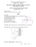 Đề thi tốt nghiệp cao đẳng nghề khoá 3 (2009-2012) - Nghề: Điện tử dân dụng - Môn thi: Lý thuyết chuyên môn nghề - Mã đề thi: ĐTDD-LT23