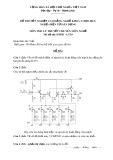 Đề thi tốt nghiệp cao đẳng nghề khoá 3 (2009-2012) - Nghề: Điện tử dân dụng - Môn thi: Lý thuyết chuyên môn nghề - Mã đề thi: ĐTDD-LT39