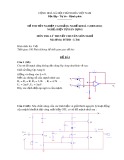 Đề thi tốt nghiệp cao đẳng nghề khoá 3 (2009-2012) - Nghề: Điện tử dân dụng - Môn thi: Lý thuyết chuyên môn nghề - Mã đề thi: ĐTDD-LT46