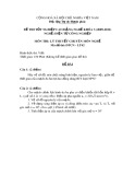 Đề thi tốt nghiệp cao đẳng nghề khóa 3 (2009-2012) - Nghề: Điện tử công nghiệp - Môn thi: Lý thuyết chuyên môn nghề - Mã đề thi: ĐTCN-LT42