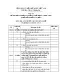 Đáp án đề thi tốt nghiệp cao đẳng nghề khoá 3 (2009-2012) - Nghề: Điều khiển tàu biển - Môn thi: Lý thuyết chuyên môn nghề - Mã đề thi: ĐA ĐKTB-LT11