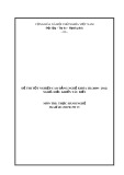 Đề thi tốt nghiệp cao đẳng nghề khóa 3 (2009-2012) - Nghề: Điều khiển tàu biển - Môn thi: Thực hành nghề - Mã đề thi: ĐKTB-TH15