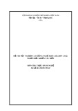 Đề thi tốt nghiệp cao đẳng nghề khóa 3 (2009-2012) - Nghề: Điều khiển tàu biển - Môn thi: Thực hành nghề - Mã đề thi: ĐKTB-TH40