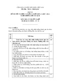 Đáp án đề thi tốt nghiệp cao đẳng nghề khóa 3 (2009-2012) - Nghề: Hướng dẫn du lịch - Môn thi: Lý thuyết nghề - Mã đề thi: DA HDDL-LT15