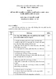 Đáp án đề thi tốt nghiệp cao đẳng nghề khóa 3 (2009-2012) - Nghề: Hướng dẫn du lịch - Môn thi: Lý thuyết nghề - Mã đề thi: DA HDDL-LT50