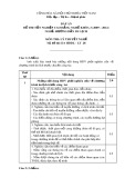 Đáp án đề thi tốt nghiệp cao đẳng nghề khóa 3 (2009-2012) - Nghề: Hướng dẫn du lịch - Môn thi: Lý thuyết nghề - Mã đề thi: DA HDDL-LT28