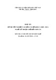 Đáp án đề thi tốt nghiệp cao đẳng nghề khoá 3 (2009-2012) - Nghề: Kỹ thuật chế biến món ăn - Môn thi: Lý thuyết chuyên môn nghề - Mã đề thi: ĐA KTCBMA-LT49