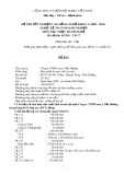 Đề thi tốt nghiệp cao đẳng nghề khóa 3 (2009-2012) - Nghề: Kế toán doanh nghiệp - Môn thi: Thực hành nghề - Mã đề thi: KTDN-TH17