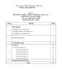 Đáp án đề thi tốt nghiệp cao đẳng nghề khoá 3 (2009-2012) - Nghề: Kế toán doanh nghiệp - Môn thi: Thực hành nghề - Mã đề thi: ĐA KTDN-TH08