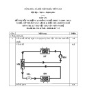 Đáp án đề thi tốt nghiệp cao đẳng nghề khoá 3 (2009-2012) - Nghề: Kỹ thuật máy lạnh và điều hòa không khí - Môn thi: Lý thuyết chuyên môn nghề - Mã đề thi: DA KTML-ĐHKK-LT12