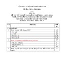 Đáp án đề thi tốt nghiệp cao đẳng nghề khoá 3 (2009-2012) - Nghề: Kỹ thuật máy lạnh và điều hòa không khí - Môn thi: Lý thuyết chuyên môn nghề - Mã đề thi: DA KTML-ĐHKK-LT10