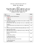 Đáp án đề thi tốt nghiệp cao đẳng nghề khoá 3 (2009-2012) - Nghề: Kỹ thuật máy lạnh và điều hòa không khí - Môn thi: Lý thuyết chuyên môn nghề - Mã đề thi: DA KTML-ĐHKK-LT49