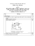 Đáp án đề thi tốt nghiệp cao đẳng nghề khoá 3 (2009-2012) - Nghề: Kỹ thuật máy lạnh và điều hòa không khí - Môn thi: Lý thuyết chuyên môn nghề - Mã đề thi: DA KTML-ĐHKK-LT44