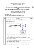 Đáp án đề thi tốt nghiệp cao đẳng nghề khóa 3 (2009-2012) - Nghề: Lắp đặt điện và điều khiển trong công nghiệp - Môn thi: Lý thuyết chuyên môn - Mã đáp án: ĐA KTLĐ&ĐKTCN-LT40