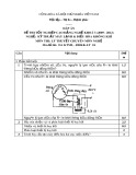 Đáp án đề thi tốt nghiệp cao đẳng nghề khoá 3 (2009-2012) - Nghề: Kỹ thuật máy lạnh và điều hòa không khí - Môn thi: Lý thuyết chuyên môn nghề - Mã đề thi: DA KTML-ĐHKK-LT24