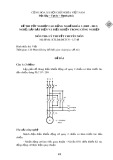 Đề thi tốt nghiệp cao đẳng nghề khóa 3 - Nghề: Lắp đặt điện và điều khiển trong công nghiệp - Môn thi: Lý thuyết chuyên môn - Mã đề thi: KTLĐ&ĐKTCN-LT45