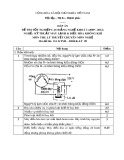 Đáp án đề thi tốt nghiệp cao đẳng nghề khoá 3 (2009-2012) - Nghề: Kỹ thuật máy lạnh và điều hòa không khí - Môn thi: Lý thuyết chuyên môn nghề - Mã đề thi: DA KTML-ĐHKK-LT28