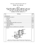 Đáp án đề thi tốt nghiệp cao đẳng nghề khoá 3 (2009-2012) - Nghề: Kỹ thuật máy lạnh và điều hòa không khí - Môn thi: Lý thuyết chuyên môn nghề - Mã đề thi: DA KTML-ĐHKK-LT14