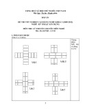 Đáp án đề thi tốt nghiệp cao đẳng nghề khóa 3 (2009-2012) - Nghề: Kỹ thuật xây dựng - Môn thi: Lý thuyết chuyên môn nghề - Mã đề thi: DA KTXD-LT01