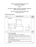 Đáp án đề thi tốt nghiệp cao đẳng nghề khóa 3 (2009-2012) - Nghề: Kỹ thuật xây dựng - Môn thi: Lý thuyết chuyên môn nghề - Mã đề thi: DA KTXD-LT16