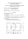 Đề thi tốt nghiệp cao đẳng nghề khóa 3 (2009-2012) - Nghề: Kỹ thuật xây dựng - Môn thi: Lý thuyết chuyên môn nghề - Mã đề thi: KTXD-LT26