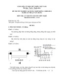 Đề thi tốt nghiệp cao đẳng nghề khóa 3 (2009-2012) - Nghề: Kỹ thuật xây dựng - Môn thi: Lý thuyết chuyên môn nghề - Mã đề thi: KTXD-LT31