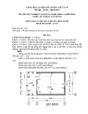 Đề thi tốt nghiệp cao đẳng nghề khóa 3 (2009-2012) - Nghề: Kỹ thuật xây dựng - Môn thi: Lý thuyết chuyên môn nghề - Mã đề thi: KTXD-LT33