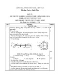 Đáp án đề thi tốt nghiệp cao đẳng nghề khóa 3 (2009-2012) - Nghề: Lắp đặt thiết bị cơ khí - Môn thi: Lý thuyết chuyên môn nghề - Mã đề thi: ĐA-LĐTBCK-LT29