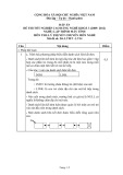 Đáp án đề thi tốt nghiệp cao đẳng nghề khóa 3 (2009-2012) - Nghề: Lập trình máy tính - Môn thi: Lý thuyết chuyên môn nghề - Mã đề thi: DA LTMT-LT14