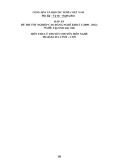 Đáp án đề thi tốt nghiệp cao đẳng nghề khóa 3 (2009-2012) - Nghề: Lập trình máy tính - Môn thi: Lý thuyết chuyên môn nghề - Mã đề thi: DA LTMT-LT29